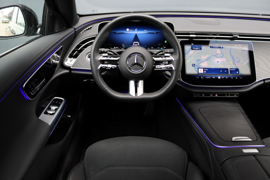 Mercedes-Benz E-Klasse Estate 200 AMG Line Aut9 | Distronic | Trekhaak | Verwarmd Stuurwiel | Camera | Keyless Go | High Perf. LED | Zitcomfortpakket | Nightpakket |