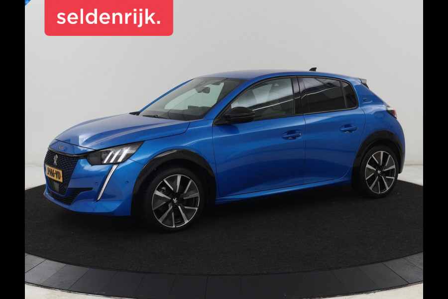 Peugeot e-208 EV GT 350 50 kWh | Stoelverwarming | Adaptive cruise | Camera | Leder-Alcantara | Keyless | Navigatie | Full LED | DAB | Climate control | Dodehoek detectie | Parkeerhulp