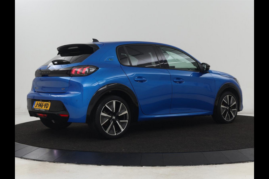 Peugeot e-208 EV GT 350 50 kWh | Stoelverwarming | Adaptive cruise | Camera | Leder-Alcantara | Keyless | Navigatie | Full LED | DAB | Climate control | Dodehoek detectie | Parkeerhulp