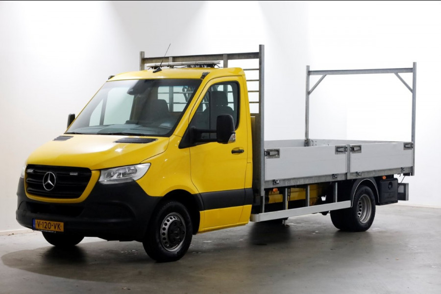 Mercedes-Benz Sprinter 516 CDI 163pk E6 Open Laadbak+HIAB T-CLX 029 Kraan PTO/Trekhaak 3500kg 01-2019