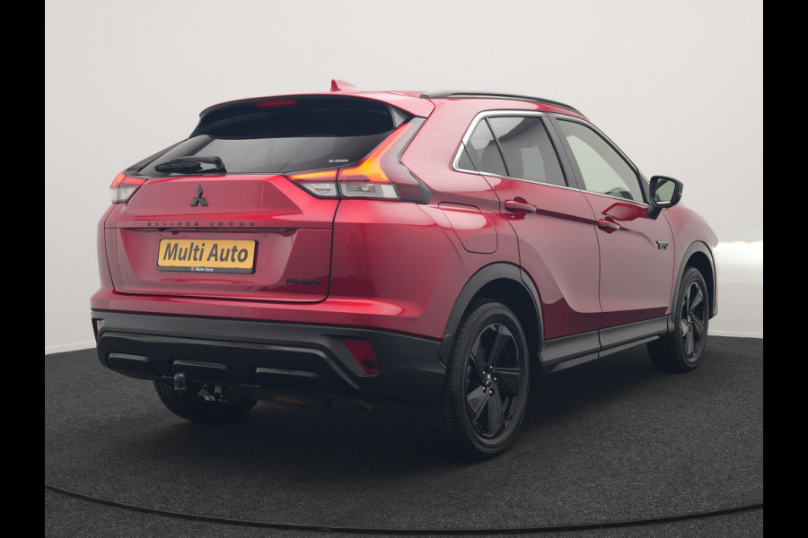 Mitsubishi Eclipse Cross 2.4 Black Edition Plug In Hybrid 188pk Dealer O.H. PHEV | Trekhaak Afn. | 360 Camera | Adaptive Cruise | Sportstoelen & Stuur Verwarmd | Navigatie Via TomTom | Apple Carplay | Keyless | Blis | DAB |