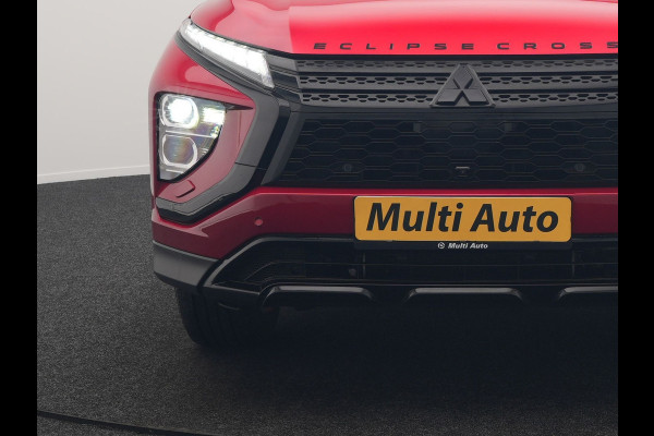 Mitsubishi Eclipse Cross 2.4 Black Edition Plug In Hybrid 188pk Dealer O.H. PHEV | Trekhaak Afn. | 360 Camera | Adaptive Cruise | Sportstoelen & Stuur Verwarmd | Navigatie Via TomTom | Apple Carplay | Keyless | Blis | DAB |