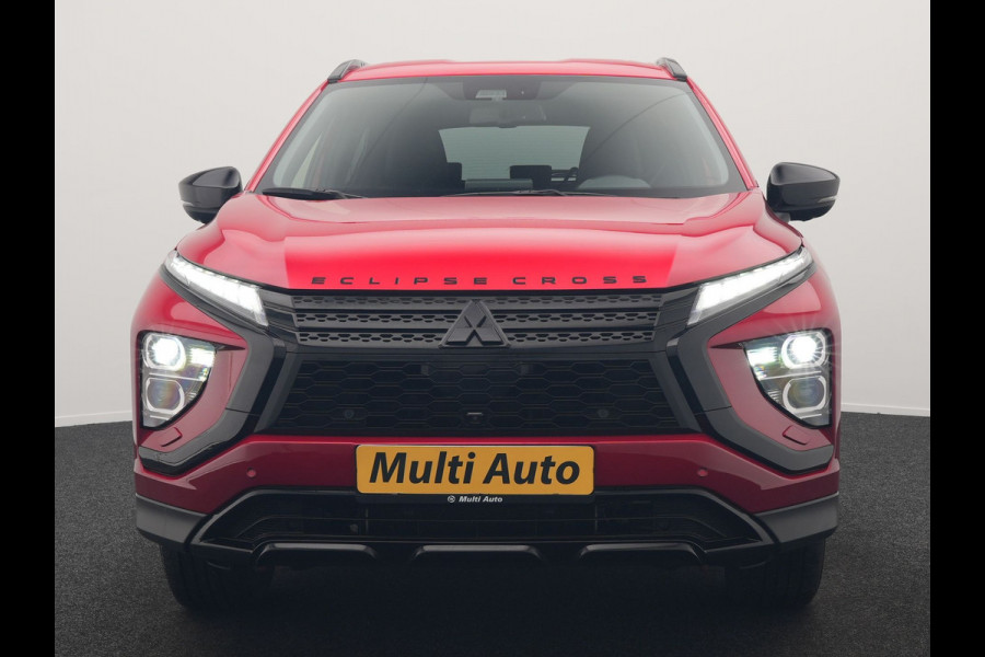 Mitsubishi Eclipse Cross 2.4 Black Edition Plug In Hybrid 188pk Dealer O.H. PHEV | Trekhaak Afn. | 360 Camera | Adaptive Cruise | Sportstoelen & Stuur Verwarmd | Navigatie Via TomTom | Apple Carplay | Keyless | Blis | DAB |