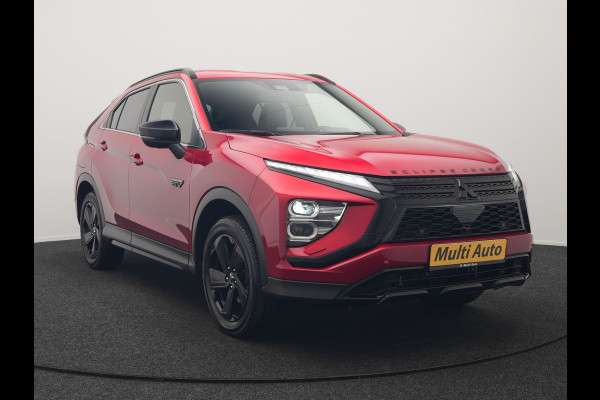 Mitsubishi Eclipse Cross 2.4 Black Edition Plug In Hybrid 188pk Dealer O.H. PHEV | Trekhaak Afn. | 360 Camera | Adaptive Cruise | Sportstoelen & Stuur Verwarmd | Navigatie Via TomTom | Apple Carplay | Keyless | Blis | DAB |