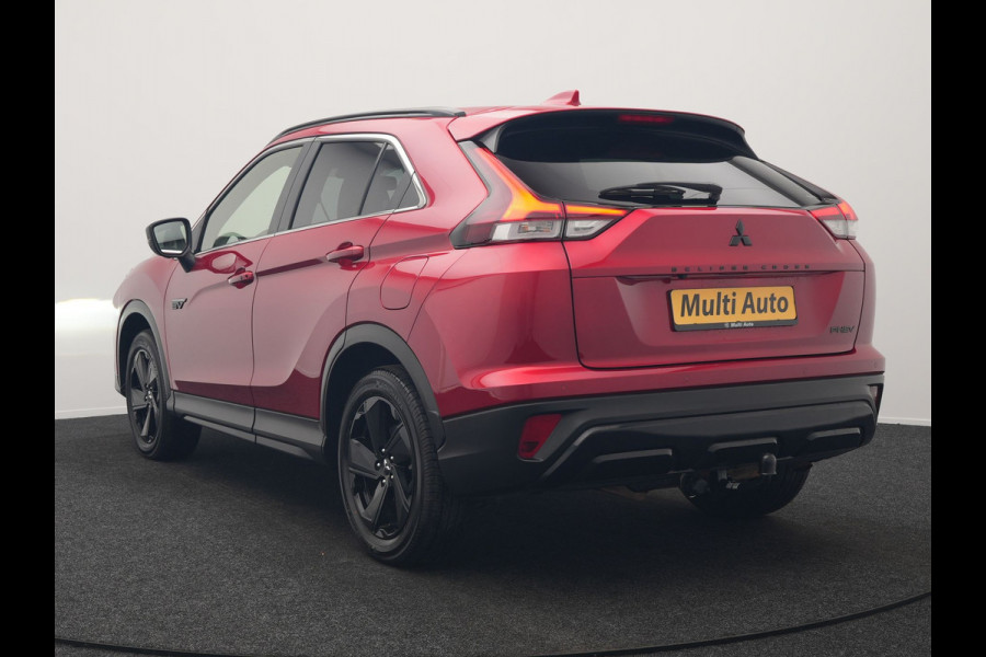 Mitsubishi Eclipse Cross 2.4 Black Edition Plug In Hybrid 188pk Dealer O.H. PHEV | Trekhaak Afn. | 360 Camera | Adaptive Cruise | Sportstoelen & Stuur Verwarmd | Navigatie Via TomTom | Apple Carplay | Keyless | Blis | DAB |