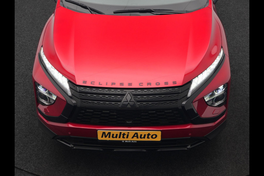 Mitsubishi Eclipse Cross 2.4 Black Edition Plug In Hybrid 188pk Dealer O.H. PHEV | Trekhaak Afn. | 360 Camera | Adaptive Cruise | Sportstoelen & Stuur Verwarmd | Navigatie Via TomTom | Apple Carplay | Keyless | Blis | DAB |