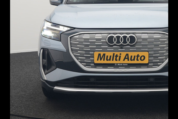 Audi Q4 e-tron 50 quattro S edition 77 kWh 299pk | Trekhaak Af Fabriek | Panodak | Adaptive Cruise | Head Up | Sonos Audio | Camera | Lederen Sportstoelen Memory & Verwarmd | Virtual | Navigatie | Keyless | 21"L.M |