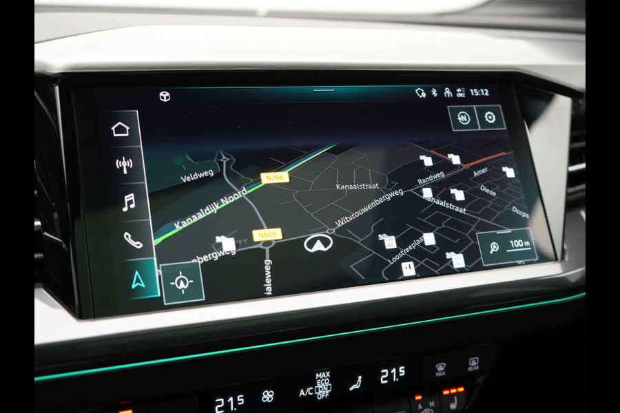 Audi Q4 e-tron 50 quattro S edition 77 kWh 299pk | Trekhaak Af Fabriek | Panodak | Adaptive Cruise | Head Up | Sonos Audio | Camera | Lederen Sportstoelen Memory & Verwarmd | Virtual | Navigatie | Keyless | 21"L.M |