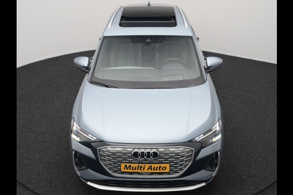 Audi Q4 e-tron 50 quattro S edition 77 kWh 299pk | Trekhaak Af Fabriek | Panodak | Adaptive Cruise | Head Up | Sonos Audio | Camera | Lederen Sportstoelen Memory & Verwarmd | Virtual | Navigatie | Keyless | 21"L.M |