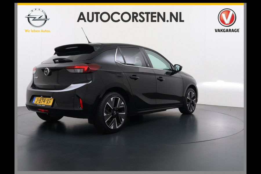Opel CORSA-E Elegance 50kWh SOH 90% Navi Ecc 360°Camera Cruise Control Apple Carplay Android Auto Pdc Keyless Privacy Glas Led Lane Assist Lmv Drive Mode Regen-Lichtsensor Bluetooth Origineel Nederlandse Auto Zeer Compleet!