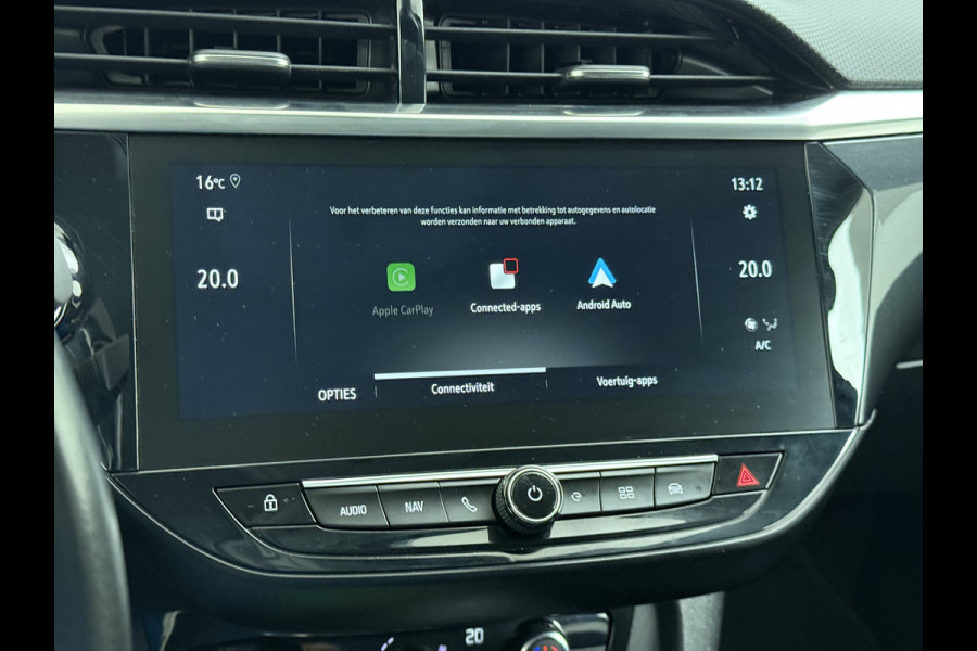 Opel CORSA-E Elegance 50kWh SOH 90% Navi Ecc 360°Camera Cruise Control Apple Carplay Android Auto Pdc Keyless Privacy Glas Led Lane Assist Lmv Drive Mode Regen-Lichtsensor Bluetooth Origineel Nederlandse Auto Zeer Compleet!