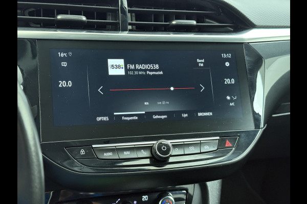 Opel CORSA-E Elegance 50kWh SOH 90% Navi Ecc 360°Camera Cruise Control Apple Carplay Android Auto Pdc Keyless Privacy Glas Led Lane Assist Lmv Drive Mode Regen-Lichtsensor Bluetooth Origineel Nederlandse Auto Zeer Compleet!