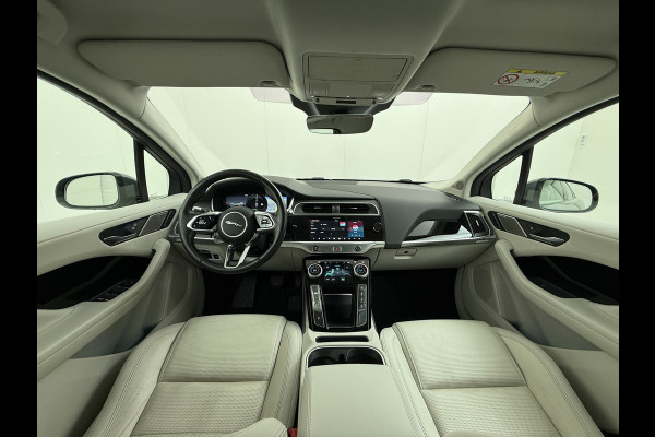 Jaguar I-PACE EV400 S AWD 90kWh Leder+Memory Panoramadak Camera Meridian®-Audio Stoelverwarming Navi Ecc Apple Carplay Android Auto Cruise Con Elek.Voorstoelen Voorruitverwarming DAB+ Led Verkeersbord detectie Rijstrooksensor Wifi Origineel Nederlandse Auto
