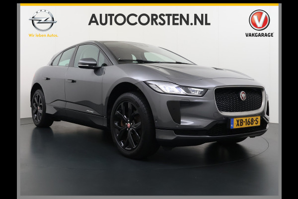 Jaguar I-PACE EV400 S AWD 90kWh Leder+Memory Panoramadak Camera Meridian®-Audio Stoelverwarming Navi Ecc Apple Carplay Android Auto Cruise Con Elek.Voorstoelen Voorruitverwarming DAB+ Led Verkeersbord detectie Rijstrooksensor Wifi Origineel Nederlandse Auto
