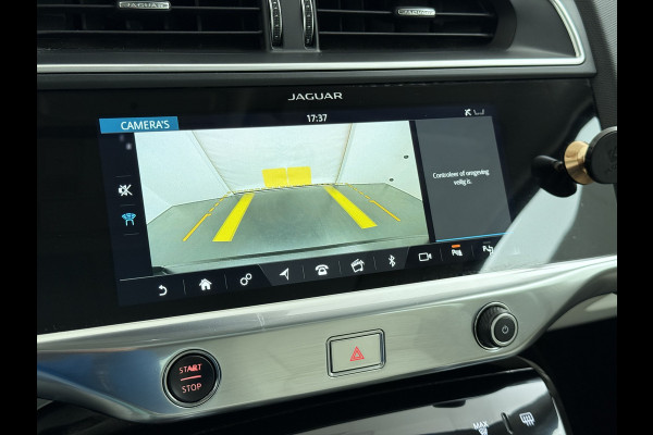 Jaguar I-PACE EV400 S AWD 90kWh Leder+Memory Panoramadak Camera Meridian®-Audio Stoelverwarming Navi Ecc Apple Carplay Android Auto Cruise Con Elek.Voorstoelen Voorruitverwarming DAB+ Led Verkeersbord detectie Rijstrooksensor Wifi Origineel Nederlandse Auto