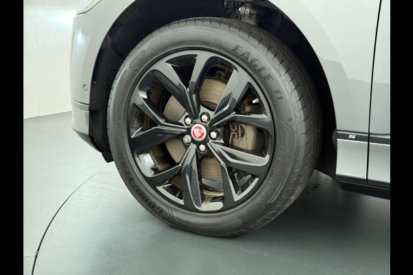 Jaguar I-PACE EV400 S AWD 90kWh Leder+Memory Panoramadak Camera Meridian®-Audio Stoelverwarming Navi Ecc Apple Carplay Android Auto Cruise Con Elek.Voorstoelen Voorruitverwarming DAB+ Led Verkeersbord detectie Rijstrooksensor Wifi Origineel Nederlandse Auto