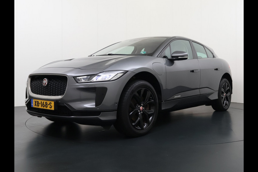 Jaguar I-PACE EV400 S AWD 90kWh Leder+Memory Panoramadak Camera Meridian®-Audio Stoelverwarming Navi Ecc Apple Carplay Android Auto Cruise Con Elek.Voorstoelen Voorruitverwarming DAB+ Led Verkeersbord detectie Rijstrooksensor Wifi Origineel Nederlandse Auto
