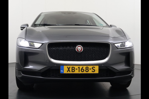 Jaguar I-PACE EV400 S AWD 90kWh Leder+Memory Panoramadak Camera Meridian®-Audio Stoelverwarming Navi Ecc Apple Carplay Android Auto Cruise Con Elek.Voorstoelen Voorruitverwarming DAB+ Led Verkeersbord detectie Rijstrooksensor Wifi Origineel Nederlandse Auto