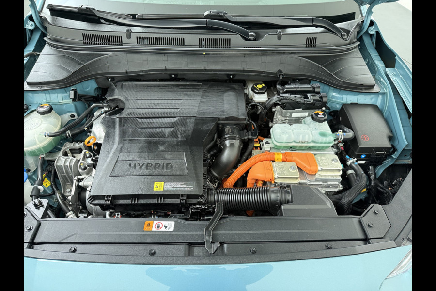 Hyundai Kona 1.6GDI HEV Hybride Premium Leder Trekhaak Krell®-Audio Adap.Cruise Stoel Verwarming/Ventilatie Camera Apple Carplay Android Auto Keyless Elek.Stoelen Lmv Head-Up Display Lane Assist Blind-Spot Monitoring Origineel Nederlandse Auto 1e Eigenaar