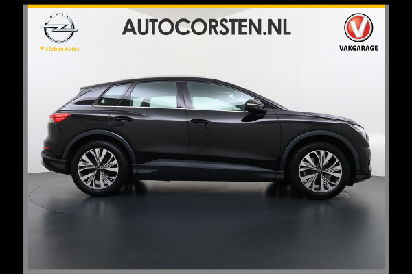 Audi Q4 e-tron 40 Advanced Edition 77kWh SOH 94% Adap.Cruise Trekhaak Navi-Plus Apple Carplay Android Auto Ecc Pdc Matrix Led Sportstoelen DAB Stoelverwarming Led Lmv 19" Elek.Achterklep Led-a-licht dynamisch 1e Eigenaar Origineel Nederlandse Auto 1.000kg Trekgewicht