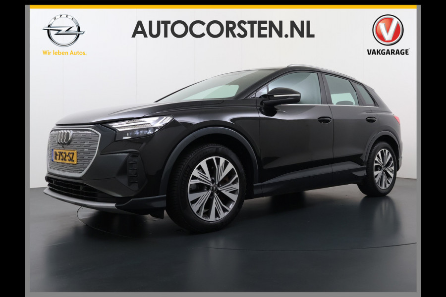 Audi Q4 e-tron 40 Advanced Edition 77kWh SOH 94% Adap.Cruise Trekhaak Navi-Plus Apple Carplay Android Auto Ecc Pdc Matrix Led Sportstoelen DAB Stoelverwarming Led Lmv 19" Elek.Achterklep Led-a-licht dynamisch 1e Eigenaar Origineel Nederlandse Auto 1.000kg Trekgewicht