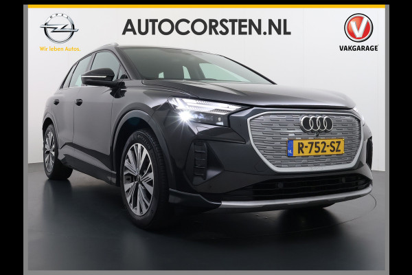 Audi Q4 e-tron 40 Advanced Edition 77kWh SOH 94% Adap.Cruise Trekhaak Navi-Plus Apple Carplay Android Auto Ecc Pdc Matrix Led Sportstoelen DAB Stoelverwarming Led Lmv 19" Elek.Achterklep Led-a-licht dynamisch 1e Eigenaar Origineel Nederlandse Auto 1.000kg Trekgewicht