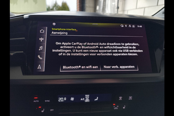 Audi Q4 e-tron 40 Advanced Edition 77kWh SOH 94% Adap.Cruise Trekhaak Navi-Plus Apple Carplay Android Auto Ecc Pdc Matrix Led Sportstoelen DAB Stoelverwarming Led Lmv 19" Elek.Achterklep Led-a-licht dynamisch 1e Eigenaar Origineel Nederlandse Auto 1.000kg Trekgewicht