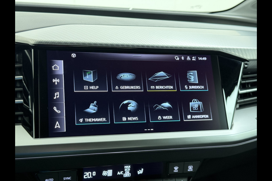 Audi Q4 e-tron 40 Advanced Edition 77kWh SOH 94% Adap.Cruise Trekhaak Navi-Plus Apple Carplay Android Auto Ecc Pdc Matrix Led Sportstoelen DAB Stoelverwarming Led Lmv 19" Elek.Achterklep Led-a-licht dynamisch 1e Eigenaar Origineel Nederlandse Auto 1.000kg Trekgewicht