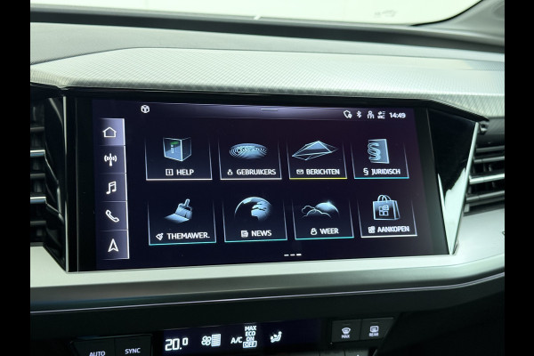 Audi Q4 e-tron 40 Advanced Edition 77kWh SOH 94% Adap.Cruise Trekhaak Navi-Plus Apple Carplay Android Auto Ecc Pdc Matrix Led Sportstoelen DAB Stoelverwarming Led Lmv 19" Elek.Achterklep Led-a-licht dynamisch 1e Eigenaar Origineel Nederlandse Auto 1.000kg Trekgewicht