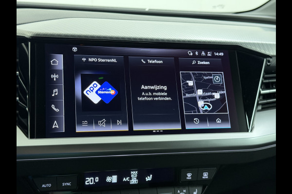 Audi Q4 e-tron 40 Advanced Edition 77kWh SOH 94% Adap.Cruise Trekhaak Navi-Plus Apple Carplay Android Auto Ecc Pdc Matrix Led Sportstoelen DAB Stoelverwarming Led Lmv 19" Elek.Achterklep Led-a-licht dynamisch 1e Eigenaar Origineel Nederlandse Auto 1.000kg Trekgewicht