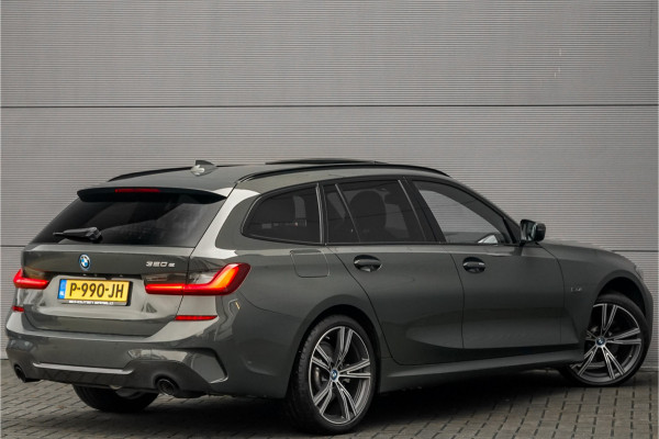 BMW 3 Serie Touring 320e M-Sport Dravitgrau Pano Leder Trekhaak 19"