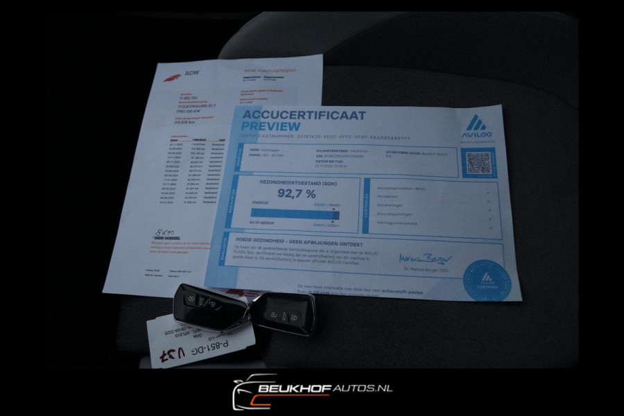 Volkswagen ID.3 First Max 58 kWh Panoramadak Navi Carplay