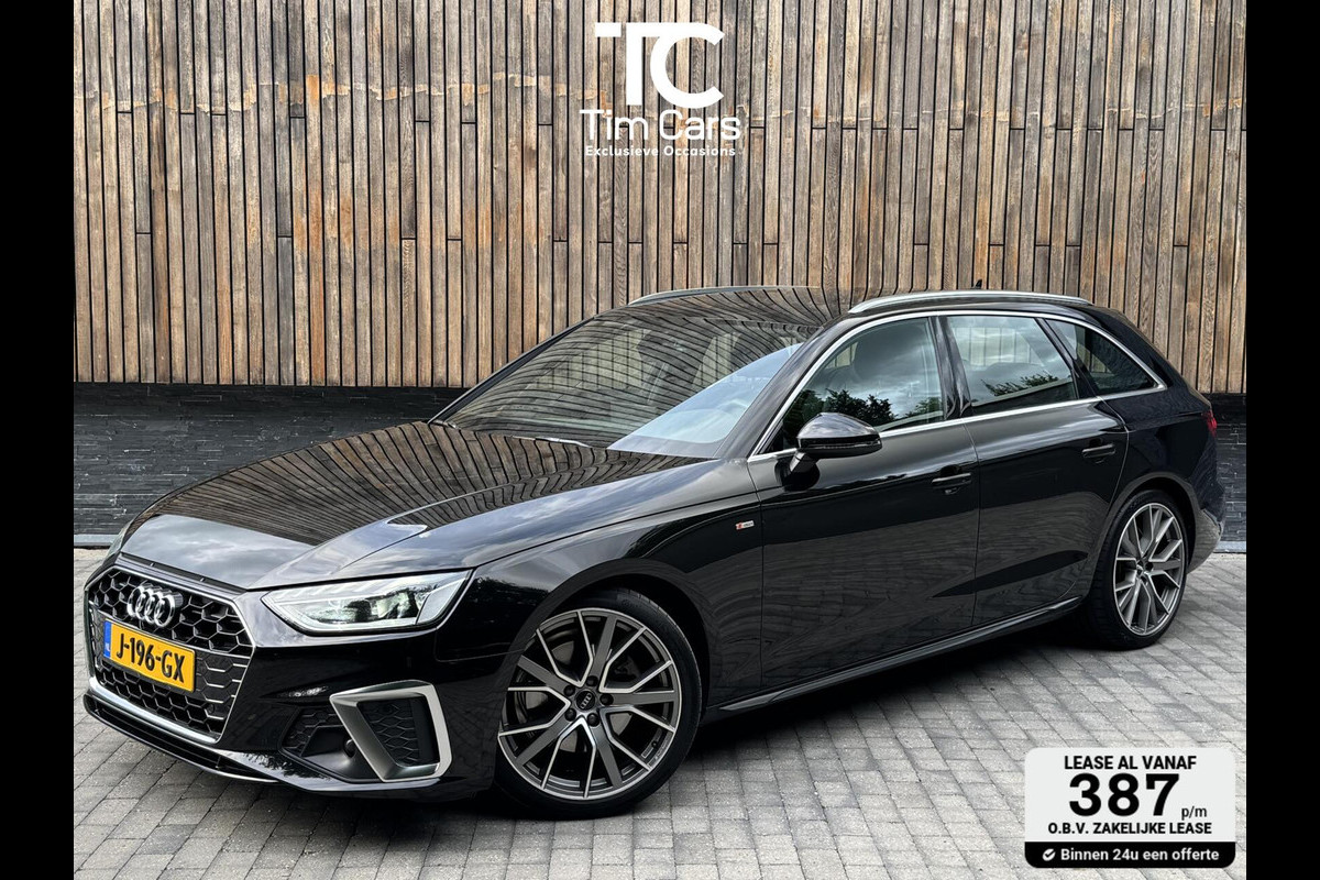 Audi A4 Avant 40 TFSI S-line Automaat | Volleer | Adaptieve cruise control | Lane assist | Afgevlakt sportstuur | Grootlichtassistent |