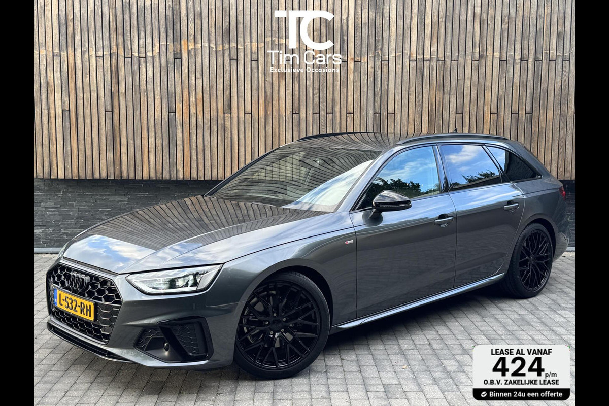 Audi A4 Avant 35 TFSI S edition Competition Automaat | Zwart optiek | 19 inch velgen | Adaptieve cruise control | Sportstuur | Lane assi