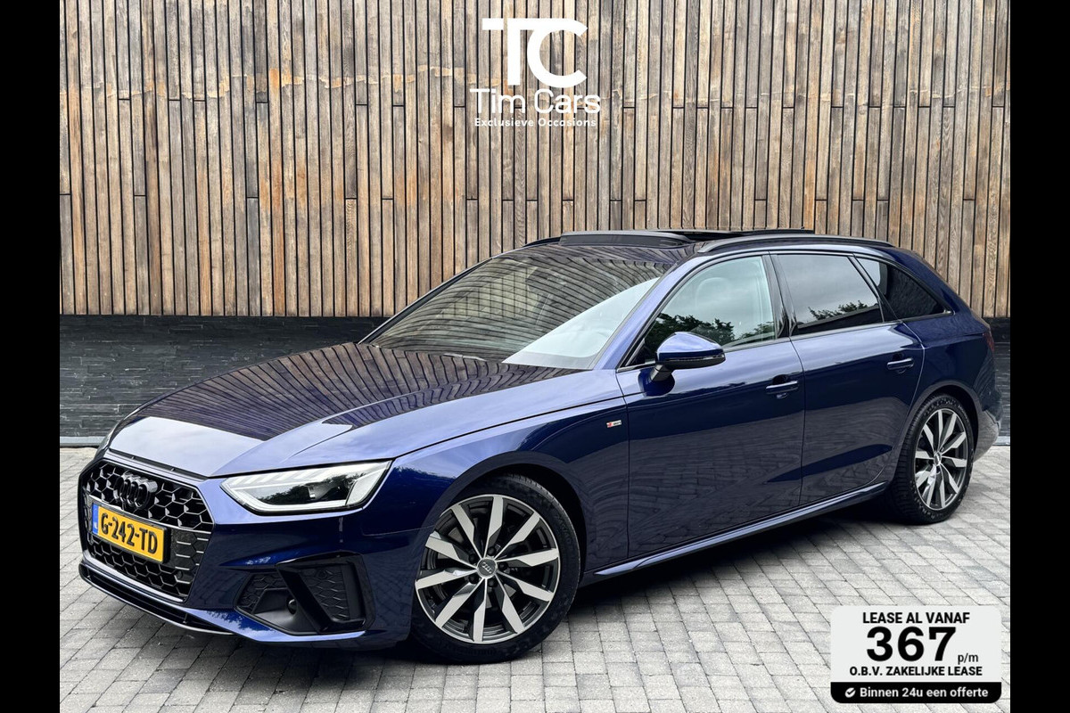 Audi A4 Avant 35 TFSI S-line Automaat | Panoramadak | Adaptieve cruise control | Grootlicht assistentie| Afgevlakt stuurwiel | Climate c