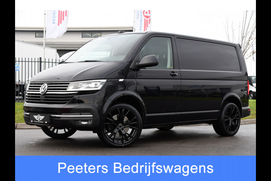 Volkswagen Transporter 2.0 TDI L1H1 Bulli Black Edition Virtual, Adaptieve Cruise, Carplay, LED, Stoelverwarming, 199pk, Automaat, Uniek!