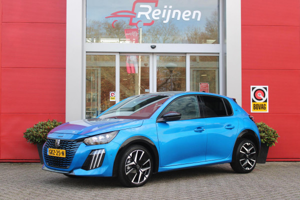 Peugeot 208 1.2 100PK GT | PANORAMA DAK | KEYLESS ENTRY/START | DRAADLOZE APPLE CARPLAY/ANDROID AUTO | CAMERA VOOR + ACHTER | DRAADLOZE TELEFOONLADER | 17" LICHTEMTALEN VELGEN | FULL LED KOPLAMPEN | DODEHOEK DETECTIE | PARKEERSENSOREN VOOR + ACHTER | CRUISE CONTROL | CLIMATE CONTROL |
