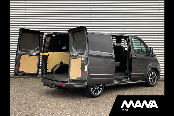 Ford Transit Custom 310 2.0 TDCI L1H1 Sport DC Automaat LM velgen Airco Cruise Trekhaak