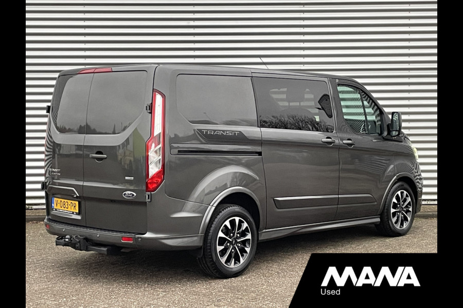 Ford Transit Custom 310 2.0 TDCI L1H1 Sport DC Automaat LM velgen Airco Cruise Trekhaak