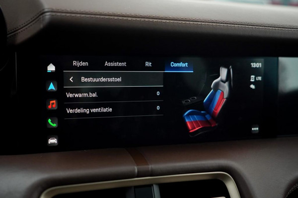 Porsche Taycan 79 kWh / Krijt / Pano / Stoelverwarming + Koeling / Warmtepomp / Luchtvering