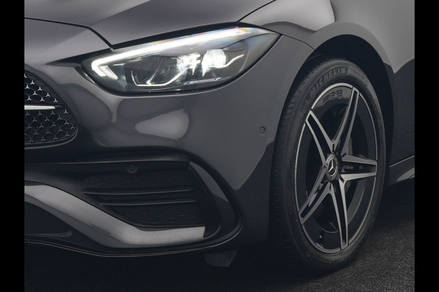 Mercedes-Benz C-Klasse Estate 300 e AMG PHEV 313pk Dealer O.H. PHEV | Panodak | Camera | Lederen Sportstoelen Memory & Verwarmd | Apple Carplay | Sfeerverlichting | Navigatie | Cruise Control | DAB |