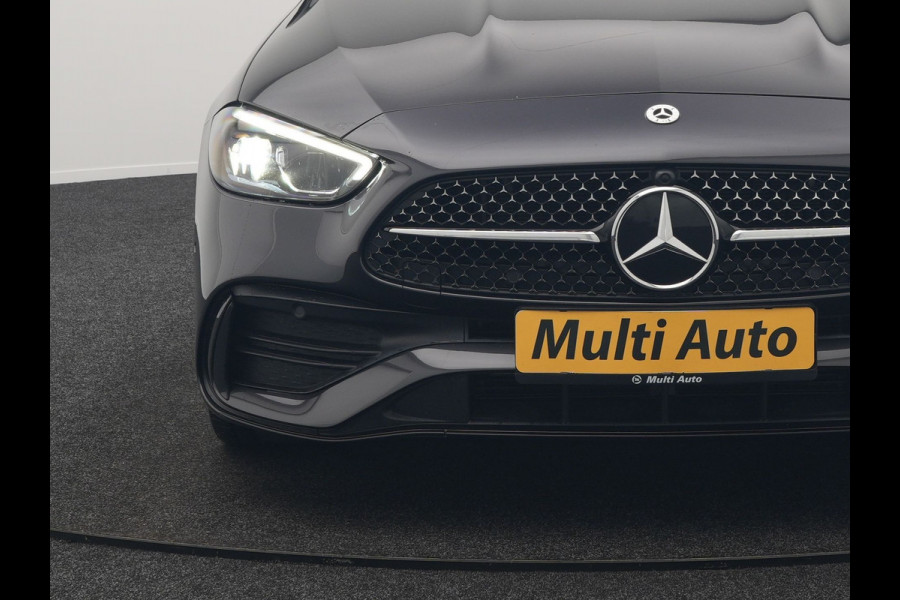Mercedes-Benz C-Klasse Estate 300 e AMG PHEV 313pk Dealer O.H. PHEV | Panodak | Camera | Lederen Sportstoelen Memory & Verwarmd | Apple Carplay | Sfeerverlichting | Navigatie | Cruise Control | DAB |