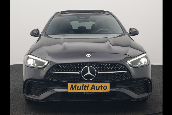 Mercedes-Benz C-Klasse Estate 300 e AMG PHEV 313pk Dealer O.H. PHEV | Panodak | Camera | Lederen Sportstoelen Memory & Verwarmd | Apple Carplay | Sfeerverlichting | Navigatie | Cruise Control | DAB |