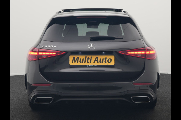 Mercedes-Benz C-Klasse Estate 300 e AMG PHEV 313pk Dealer O.H. PHEV | Panodak | Camera | Lederen Sportstoelen Memory & Verwarmd | Apple Carplay | Sfeerverlichting | Navigatie | Cruise Control | DAB |