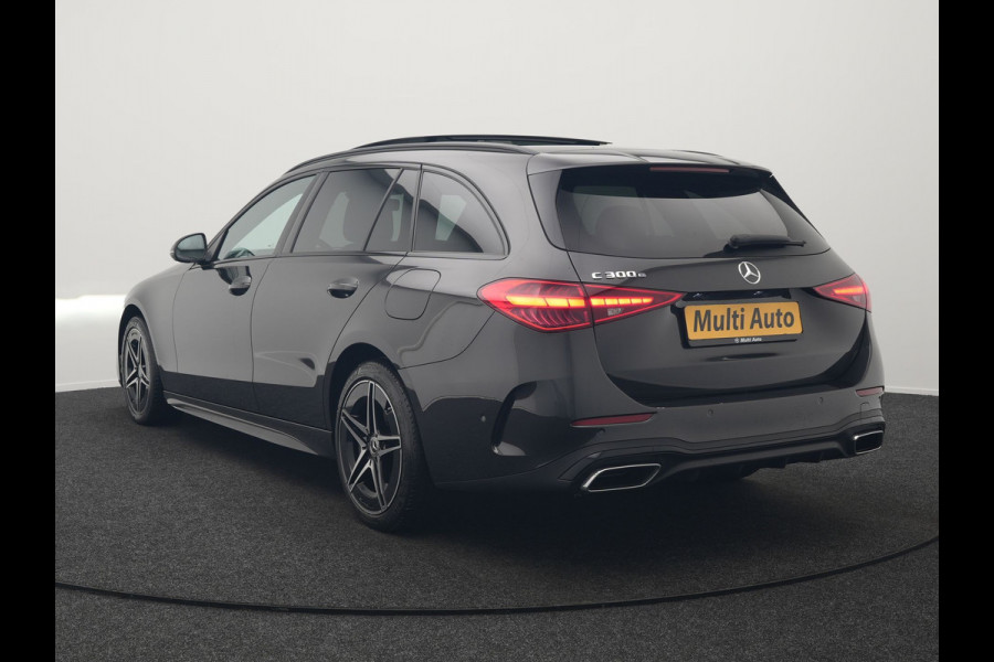 Mercedes-Benz C-Klasse Estate 300 e AMG PHEV 313pk Dealer O.H. PHEV | Panodak | Camera | Lederen Sportstoelen Memory & Verwarmd | Apple Carplay | Sfeerverlichting | Navigatie | Cruise Control | DAB |