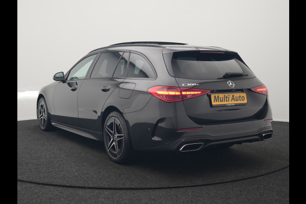 Mercedes-Benz C-Klasse Estate 300 e AMG PHEV 313pk Dealer O.H. PHEV | Panodak | Camera | Lederen Sportstoelen Memory & Verwarmd | Apple Carplay | Sfeerverlichting | Navigatie | Cruise Control | DAB |