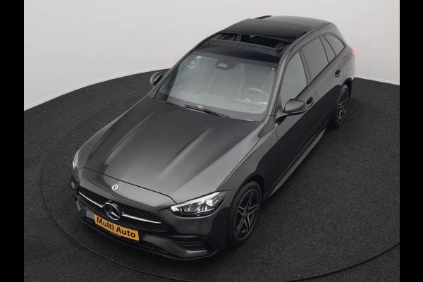 Mercedes-Benz C-Klasse Estate 300 e AMG PHEV 313pk Dealer O.H. PHEV | Panodak | Camera | Lederen Sportstoelen Memory & Verwarmd | Apple Carplay | Sfeerverlichting | Navigatie | Cruise Control | DAB |