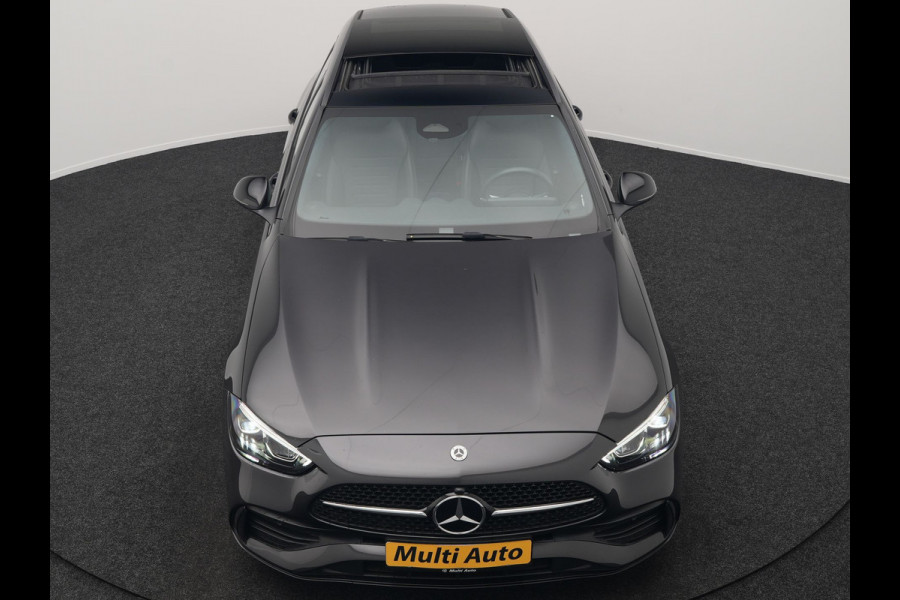 Mercedes-Benz C-Klasse Estate 300 e AMG PHEV 313pk Dealer O.H. PHEV | Panodak | Camera | Lederen Sportstoelen Memory & Verwarmd | Apple Carplay | Sfeerverlichting | Navigatie | Cruise Control | DAB |