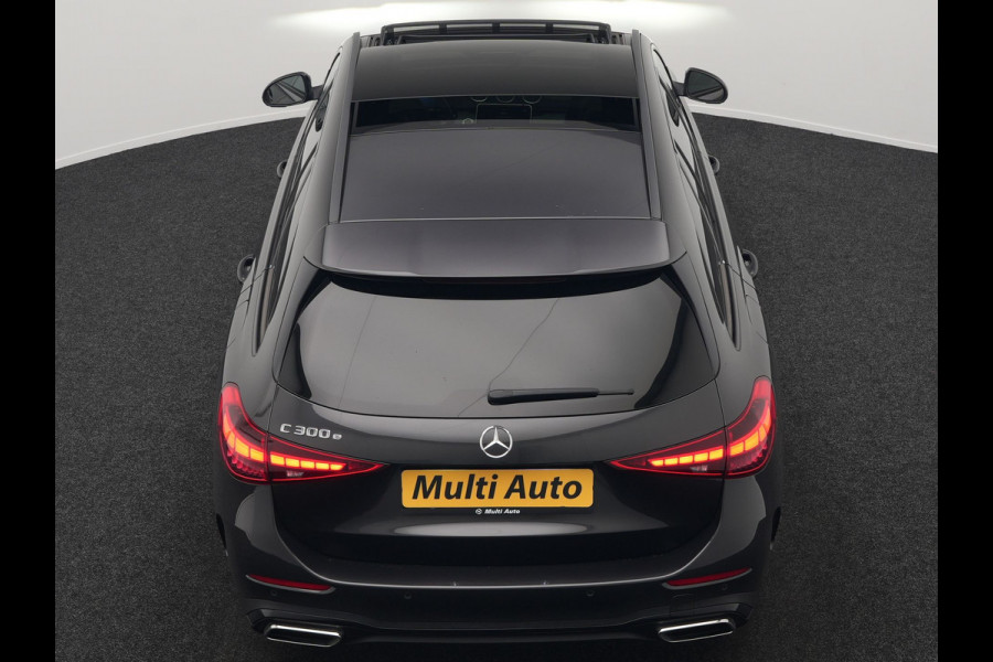 Mercedes-Benz C-Klasse Estate 300 e AMG PHEV 313pk Dealer O.H. PHEV | Panodak | Camera | Lederen Sportstoelen Memory & Verwarmd | Apple Carplay | Sfeerverlichting | Navigatie | Cruise Control | DAB |