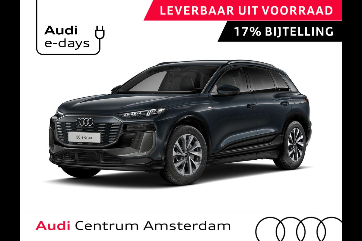 Audi Q6 e-tron Advanced edition 83Kwh 252 pk SUV | Tech pakket plus | Sportstoelen leder | 360 graden camera | Privacy glas |